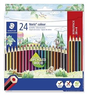 Staedtler set olovki u boji Noris Upcycled Wood (20+4)